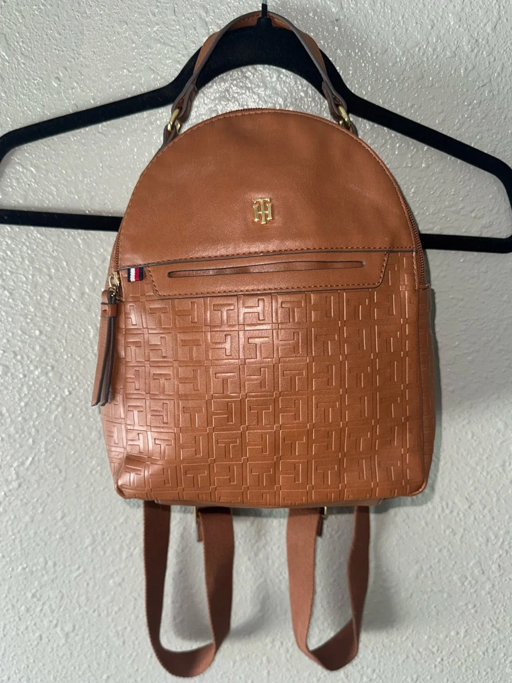 Tommy Hilfiger Embossed Logo Mini Backpack